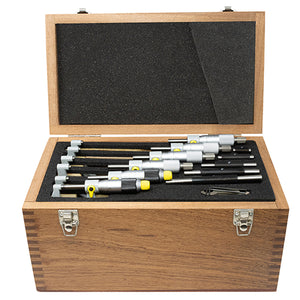 0-6" x 0.0001" Graduation Asimeto Enamel Micrometer Set