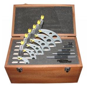 0-6" x 0.0001" Graduation Asimeto Enamel Micrometer Set
