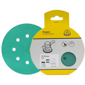 5" x 8 Hole - Velcro Hook & Loop Sanding Discs