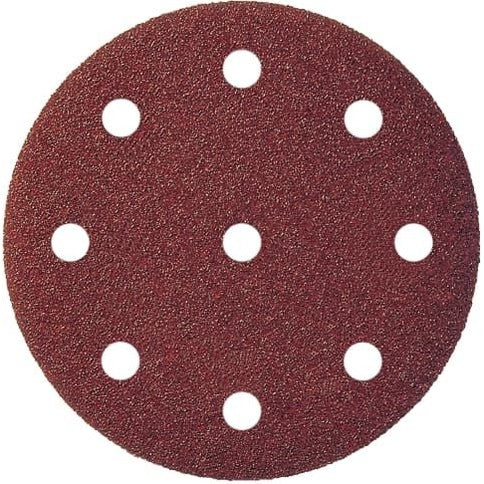 5" x 9 Hole - Velcro Hook & Loop Sanding Discs
