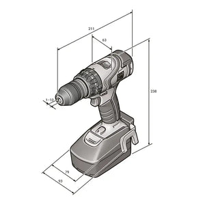 ABS 18 Q Select Cordless Drill/Driver 18V 2-speed