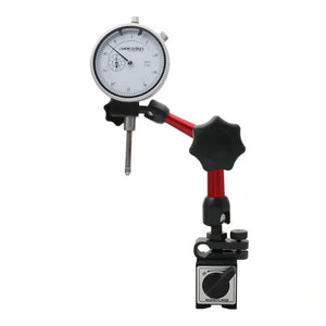 Accusize 0510-0518 - 3pc Measuring Tools Set, 1" x 0.001" Dial Indicator, 0.03" x 0.0005" Dial Test Indicator & a 30kgs Mini Magnetic Base, Professional Combo