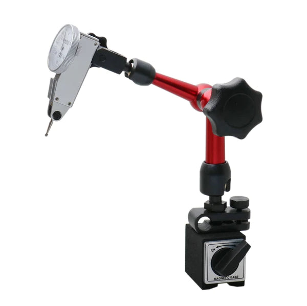 Accusize 0510-0518 - 3pc Measuring Tools Set, 1" x 0.001" Dial Indicator, 0.03" x 0.0005" Dial Test Indicator & a 30kgs Mini Magnetic Base, Professional Combo