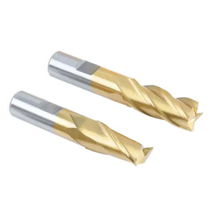 Accusize 1810-0100 - 20pc Tin Coated End Mill Set, Imperial
