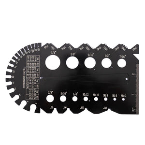 Accusize 2805-1406 - 5pc Marking Black Precision Layout Solution