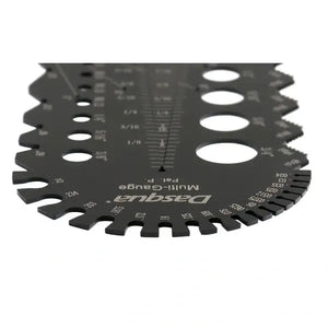 Accusize 2805-1406 - 5pc Marking Black Precision Layout Solution