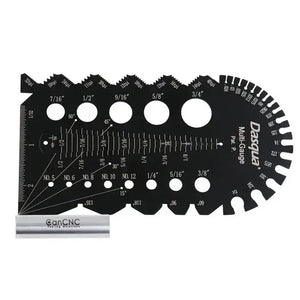 Accusize 2805-1406 - 5pc Marking Black Precision Layout Solution