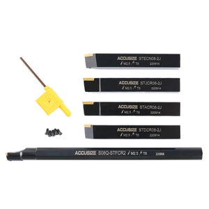 Accusize - "4+1" Pc Mini Tool Holder and Boring Bar Set