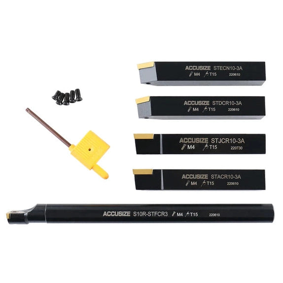 Accusize - "4+1" Pc Mini Tool Holder and Boring Bar Set