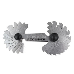 Accusize - 4-42 Range Screw Pitch Gage, 60 Deg., #8207-5642
