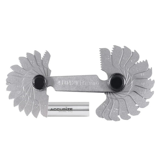 Accusize - 4-42 Range Screw Pitch Gage, 60 Deg., #8207-5642