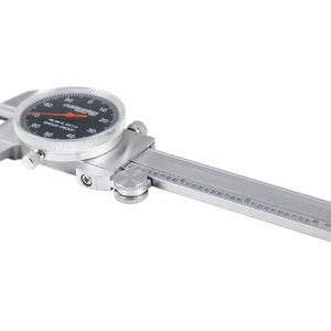 Accusize -Dial Caliper Black Face, White Scale, Red Needle, inch
