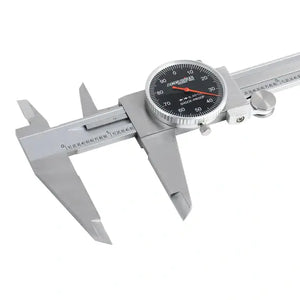 Accusize -Dial Caliper Black Face, White Scale, Red Needle, inch