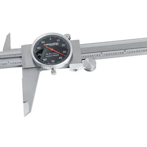 Accusize -Dial Caliper Black Face, White Scale, Red Needle, inch
