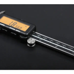 Accusize - Full Screen Yellow LCD Electronic Digital Caliper, Metric/Inch