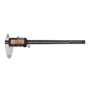 Accusize - Full Screen Yellow LCD Electronic Digital Caliper, Metric/Inch