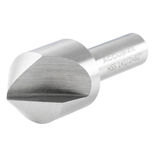 Accusize - Single Flute HSS Countersink Sets, 9 pcs/set