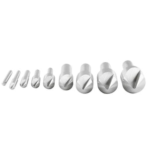 Accusize - Single Flute HSS Countersink Sets, 9 pcs/set