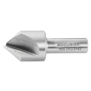 Accusize - Single Flute HSS Countersink Sets, 9 pcs/set