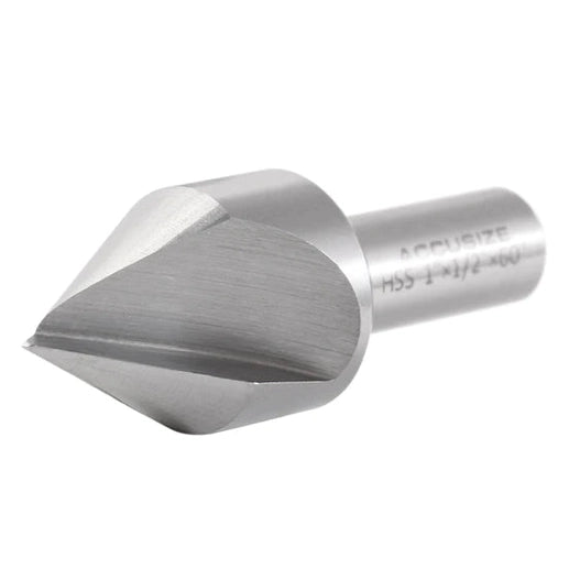 Accusize - Single Flute HSS Countersink Sets, 9 pcs/set