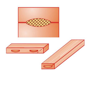 Dimar 100PJ-SP - 100mm Dia, Carbide Tipped, Biscuit Jointer Cutter, 2+4 Teeth, 3.97mm Cutting Height