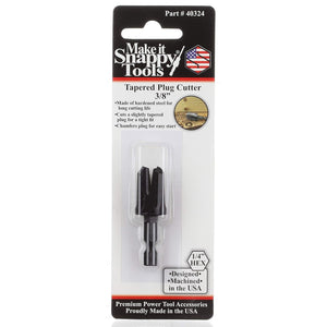 Dimar 40324 - 3/8" Dia, Snappy, Tapered Plug Cutter