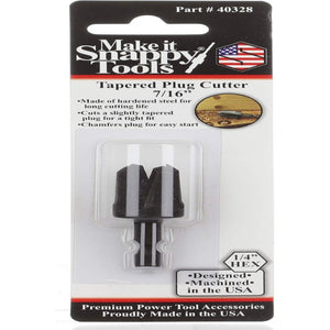 Dimar 40328 - 7/16" Dia, Snappy, Tapered Plug Cutter