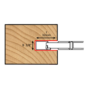 Dimar 707NF-125-10 - 125mm Dia, Carbide Tipped, Grooving Cutters with Spurs, 3/8" Cutting Height, 4+4 Teeth
