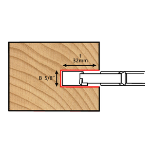 Dimar 707NF-125-16 - 125mm Dia, Carbide Tipped, Grooving Cutters with Spurs, 5/8" Cutting Height, 4+4 Teeth