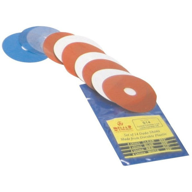 Dimar S14 - 3" Dia, Set of 14 Dado Shims, Replacement Part