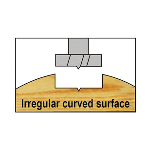 Dimar WPF-102 - 3/8" Dia, HSS, Forstner Bit, 1/4" Hex Shank, 3 1/2" Length
