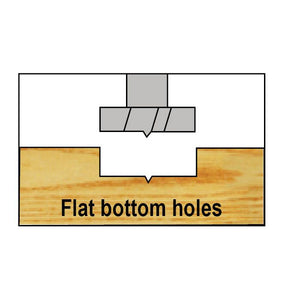 Dimar WPF-28 - 1 1/8" Dia, HSS, Forstner Bit, 5/16" Hex Shank, 3 1/2" Length