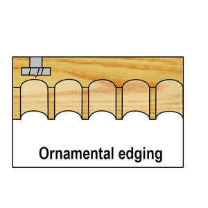 Dimar WPF-SET-7 - 1/4" to 1" Dia, Carbon Steel, Forstner 7 pcs Bit Set, 1/4" Shank, 3 1/2" Length