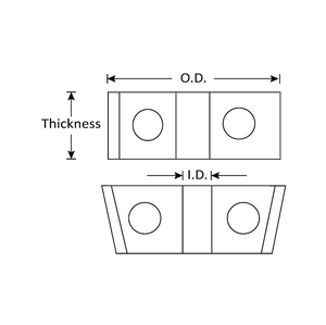 Dimer SG-12 - 1/2" Outside Dia, Ball Bearing, 3/16" Inside Dia, 5mm Thickness