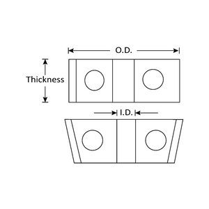 Dimer SG-12 - 1/2" Outside Dia, Ball Bearing, 3/16" Inside Dia, 5mm Thickness