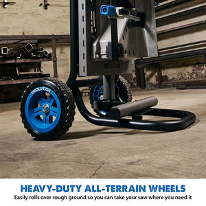 Evolution 133-0001 MCSSTAND, Mitering Chop Saw Stand with Powerlift Assist