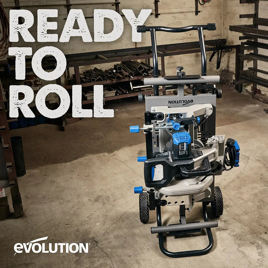 Evolution 133-0001 MCSSTAND, Mitering Chop Saw Stand with Powerlift Assist