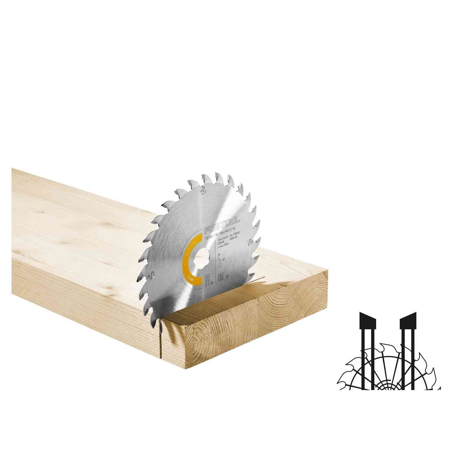 Festool 205560 - Saw Blade WOOD UNIVERSAL HW 160x1,8x20 W28