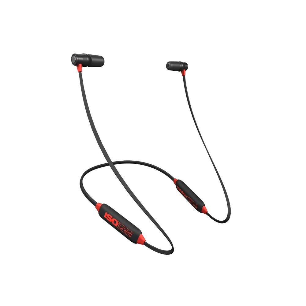ISOtunes Haven Xtra 2.0 Earbuds Red/Black Noise Isolating