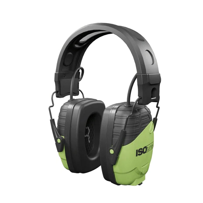 ISOtunes LINK Aware Bluetooth Earmuff - Safety Green 79 dB Volume Limit