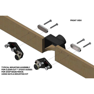 JessEm 04216 - Shop Made Fence Mounting Kit for Clear-Cut Stock Guides