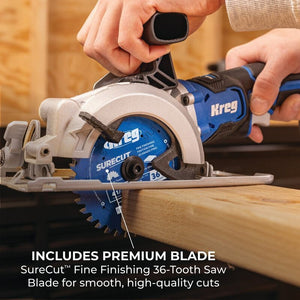 Kreg 20V Ionic Drive™ 4-1/2" Circular Saw Tool Only