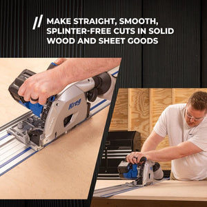Kreg 20V Ionic Drive™ 6 1/2" Plunge-Cut Track Saw Kit