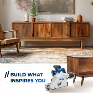 Kreg 20V Ionic Drive™ 6 1/2" Plunge-Cut Track Saw Kit