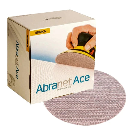 Mirka Abranet Ace HD 125mm Diameter Mesh Sanding Discs P40 Grit Pack of 25 AH232 Mirka Abranet Ace HD 125mm Diameter Mesh Sanding Discs P40 Grit Pack of 25 AH232