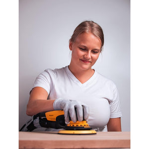 MIRKA DEROS 6" ELECTRIC SANDER 650CV 5MM ORBIT, VACUUM-READY