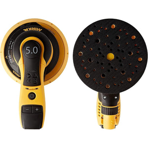 MIRKA DEROS 6" ELECTRIC SANDER 650CV 5MM ORBIT, VACUUM-READY