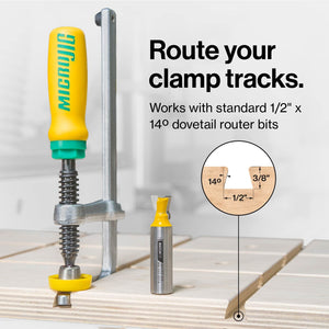 MicroJig DVC-1177K2 MATCHFIT Dovetail Clamp Pro