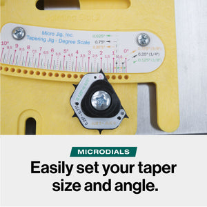 MicroJig TJ-5000 MICRODIAL Tapering Jig