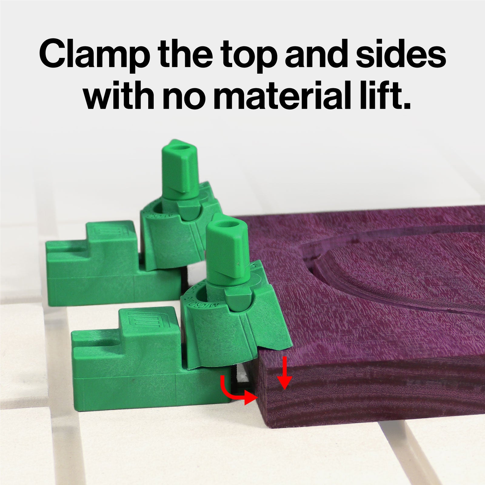 Microjig CN-P4K2 - MATCHFIT U-Pad Clamp 2-Pack